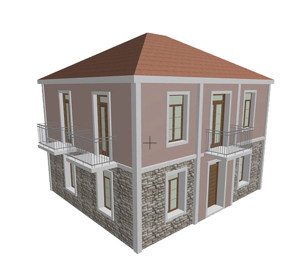 Upper floor addition | architectural study in Ali Meria, Volos