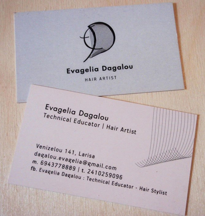 Logo, business card and inscription design